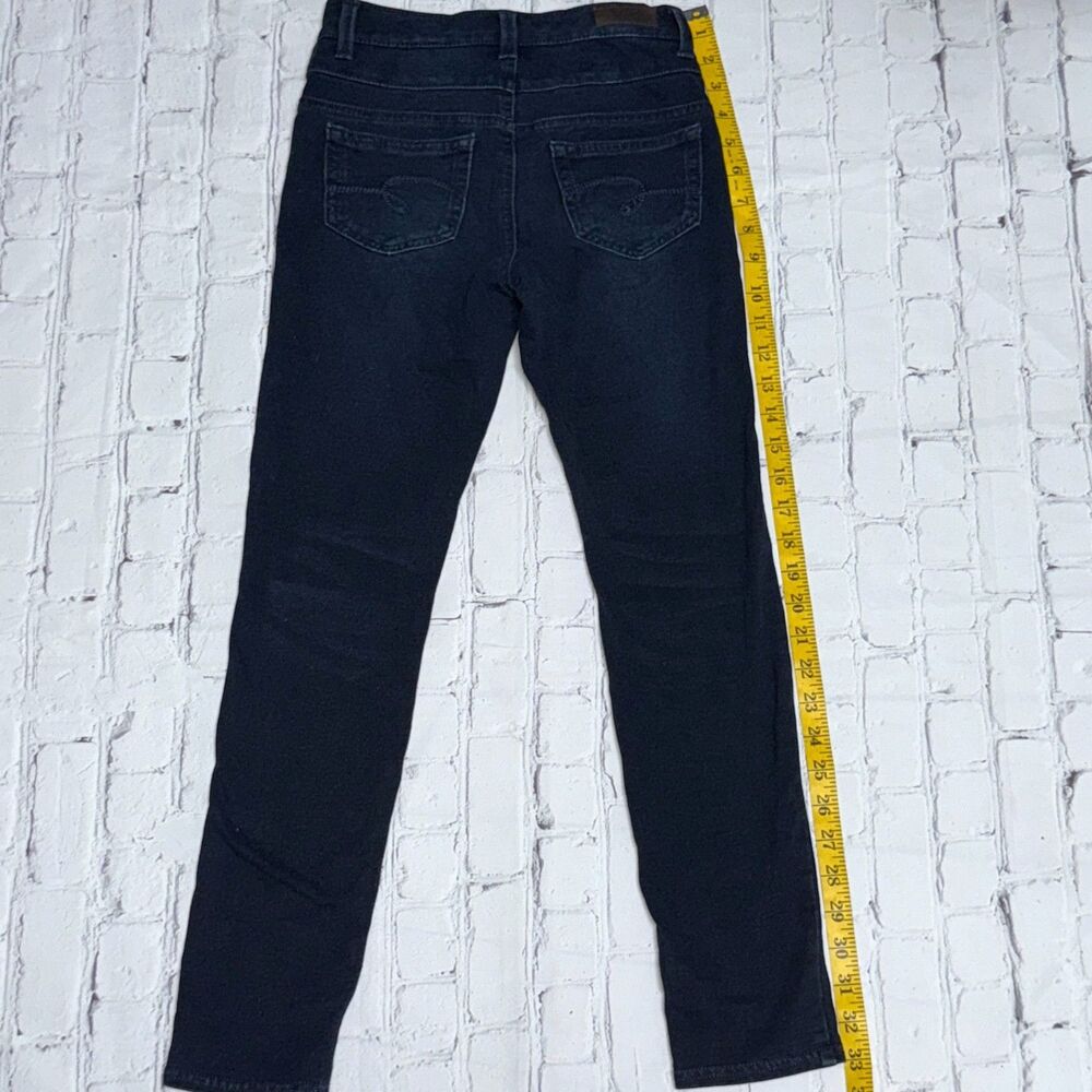 Justice Premium Denim Knit Jeggings – Dark Wash - Picture 2 of 4